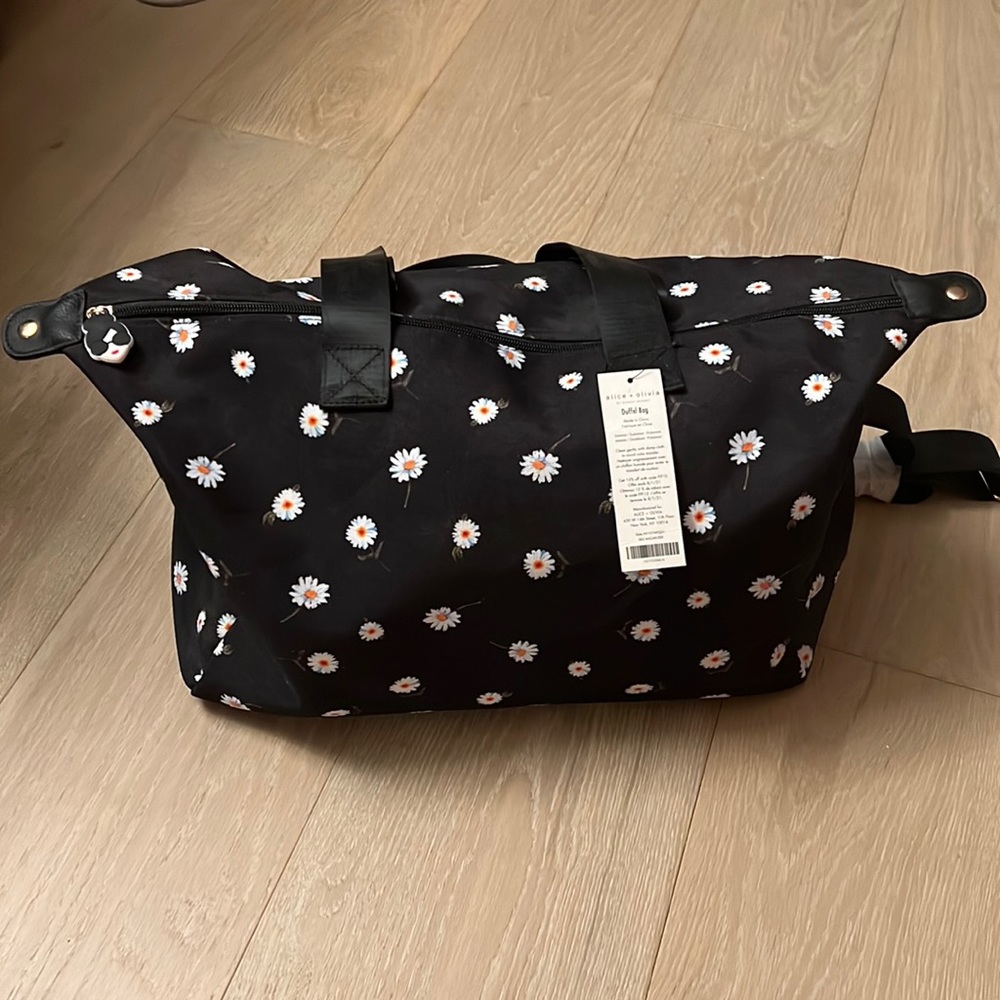 New Alice & Olivia Daisy Duffle Bag